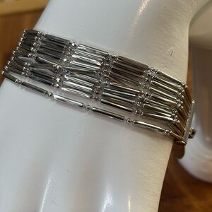 Natasha Silver tone Bracelet